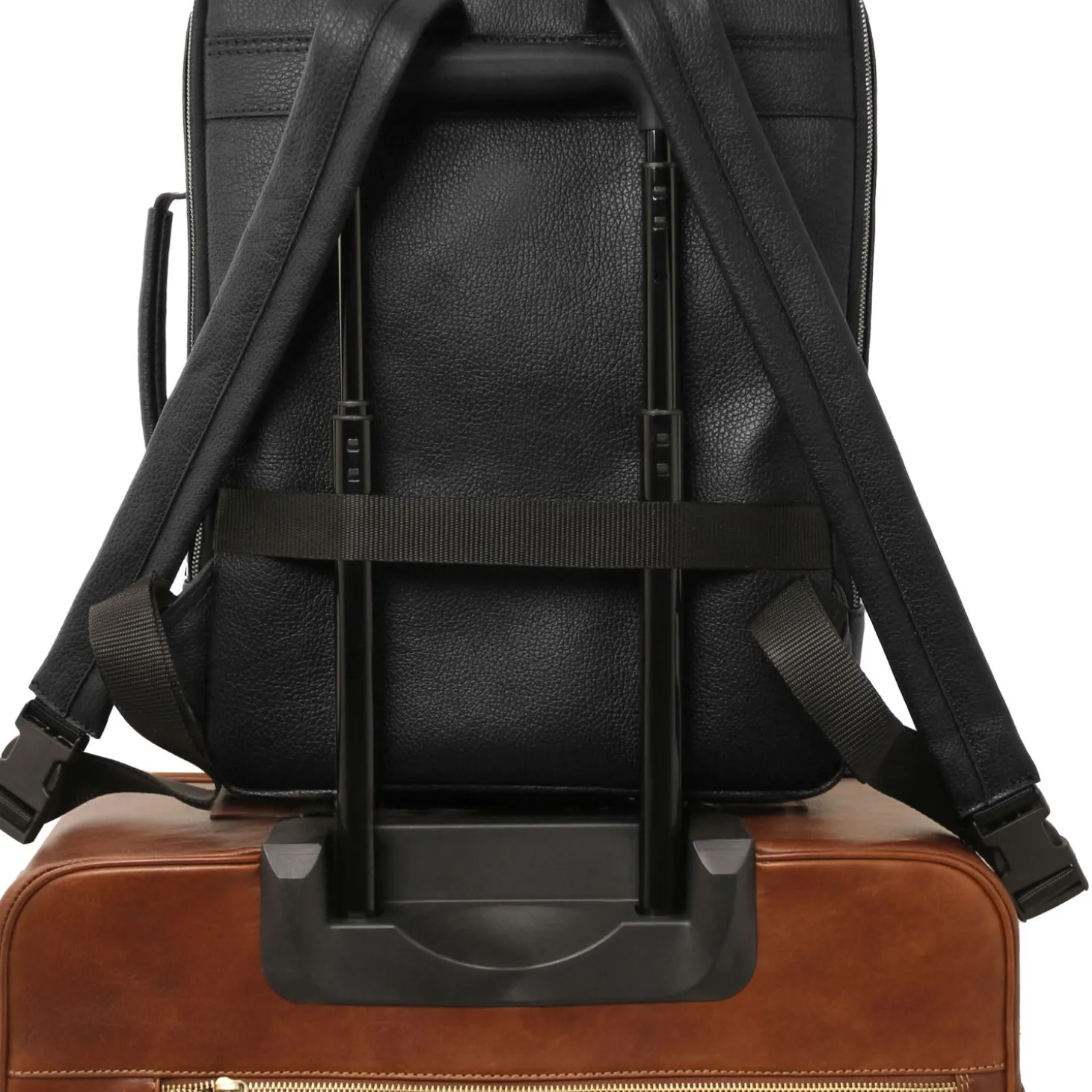 Leather Laptop Backpack