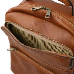 Leather Laptop Backpack