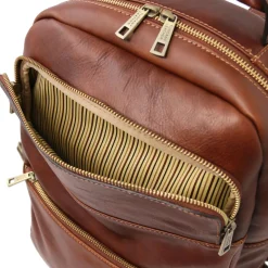 Leather Laptop Backpack