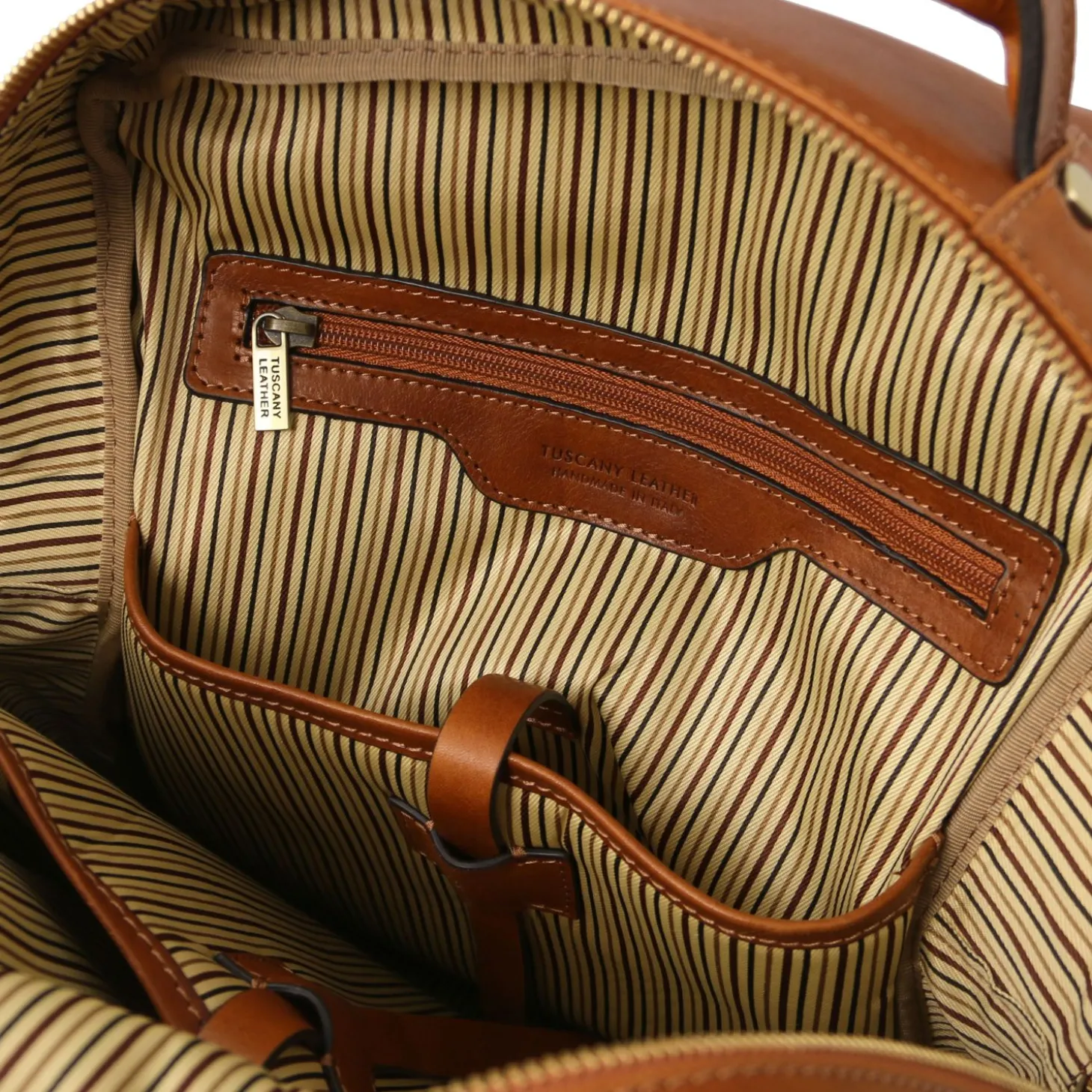Leather Laptop Backpack