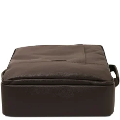 Leather Laptop Backpack