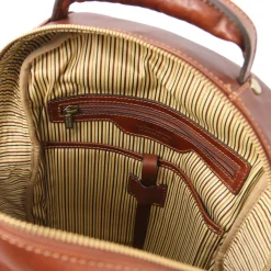 Leather Laptop Backpack