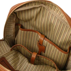 Leather Laptop Backpack