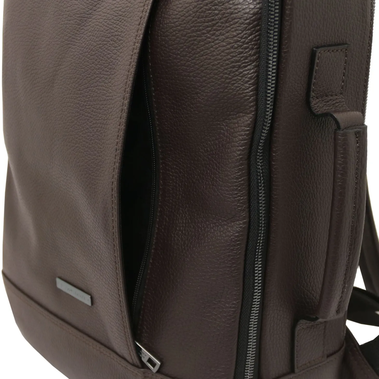 Leather Laptop Backpack