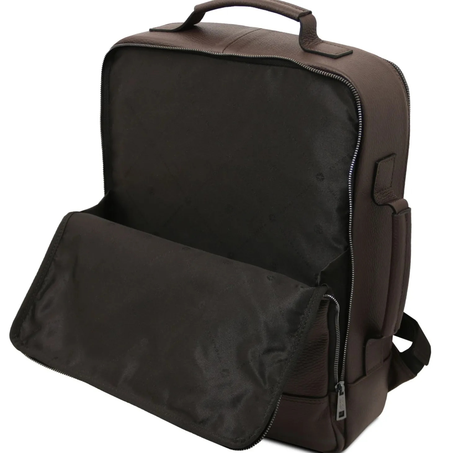 Leather Laptop Backpack
