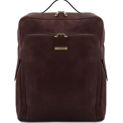 Leather Laptop Backpack - Large Size
