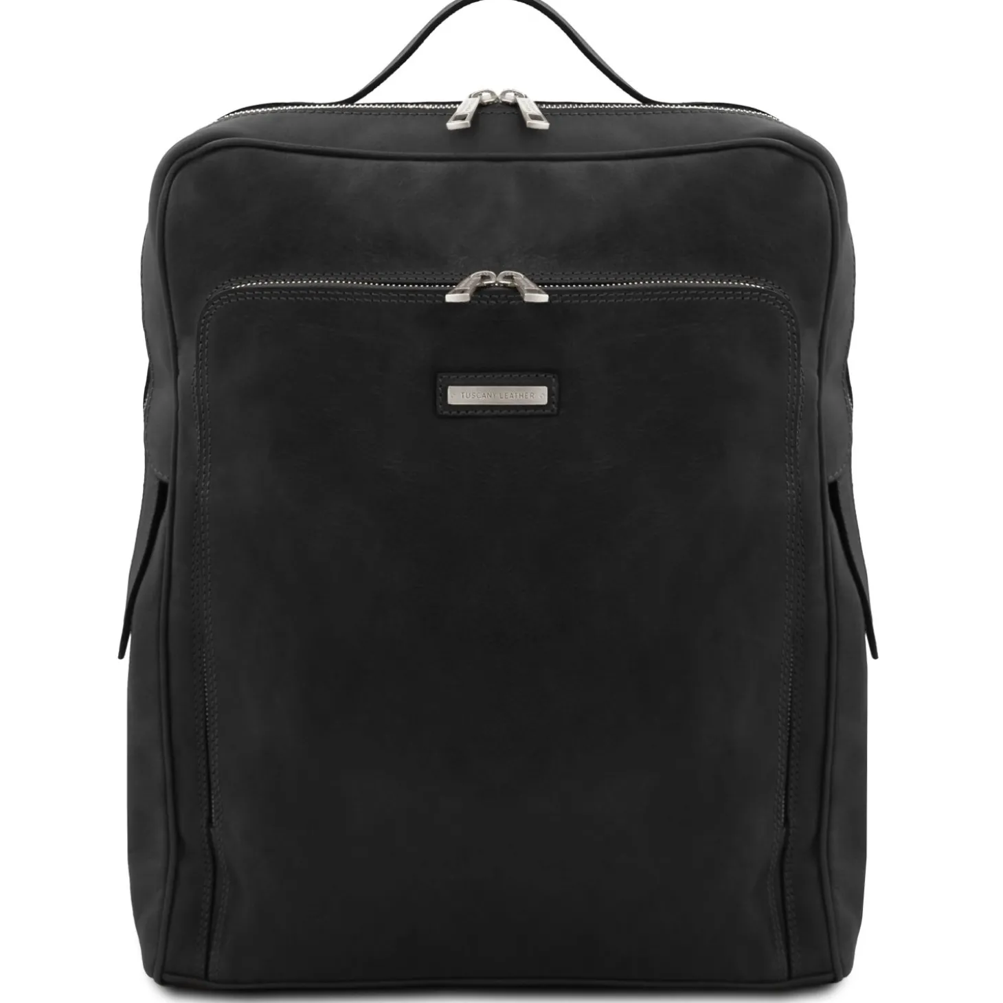 Leather Laptop Backpack - Large Size