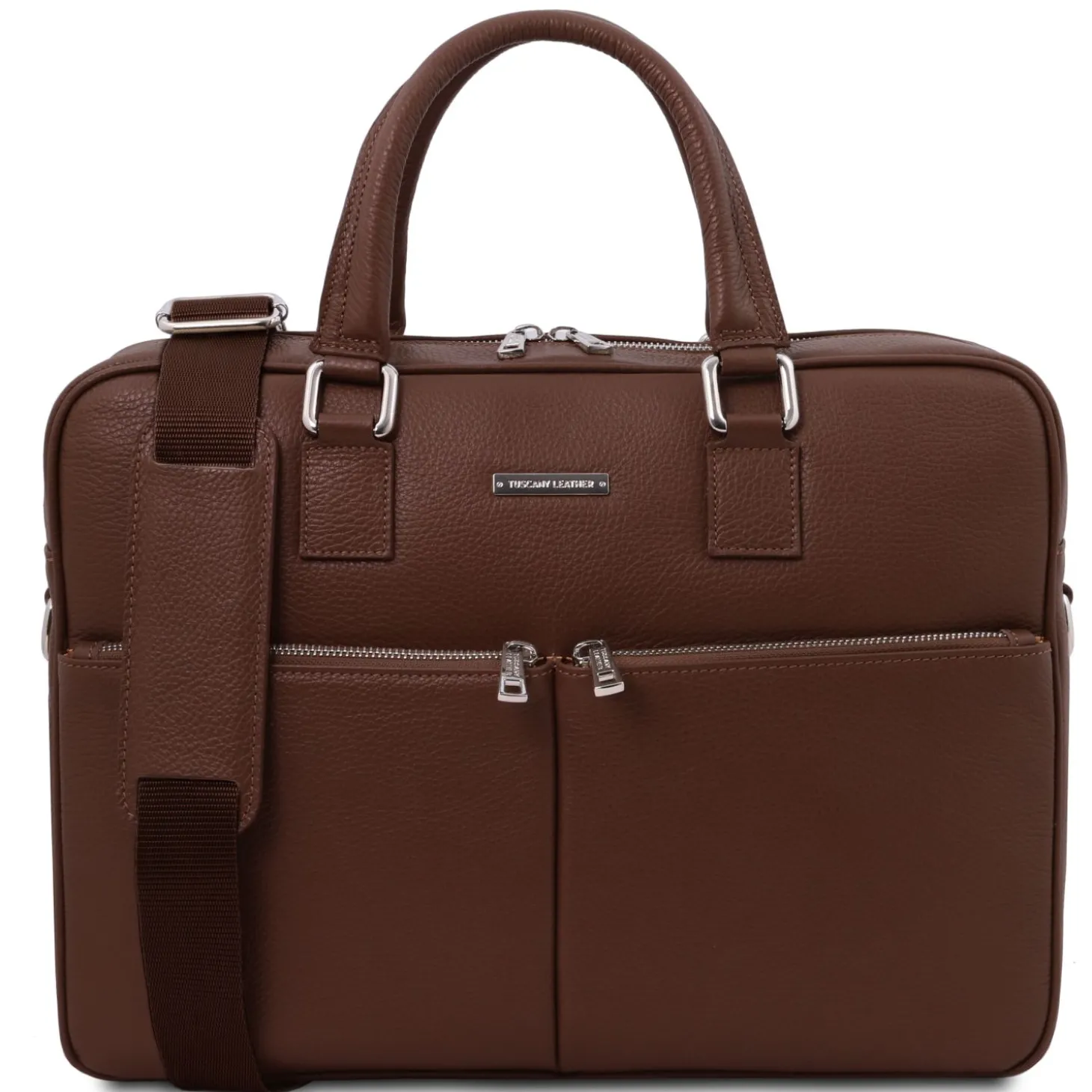 Leather Laptop Briefcase