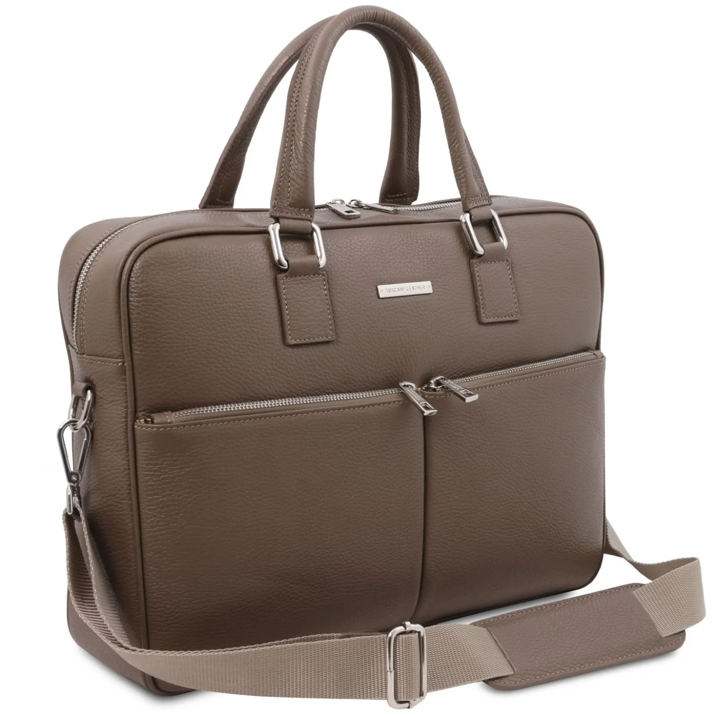 Leather Laptop Briefcase
