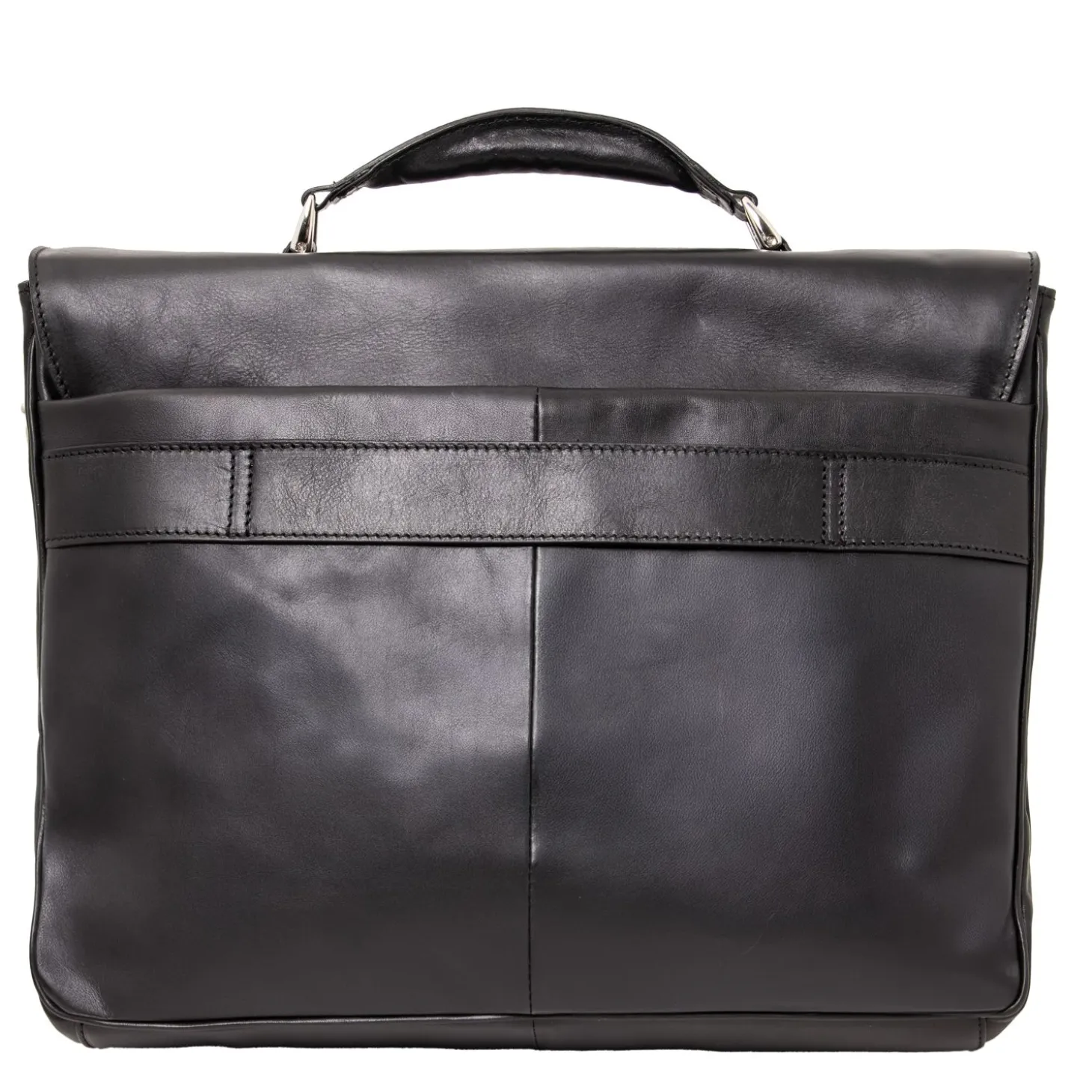 Leather Multi Compartment TL SMART Laptop Briefcase