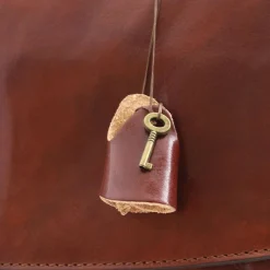 Leather Multi Compartment TL SMART Laptop Briefcase