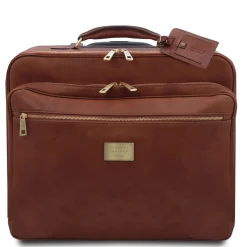 Leather Pilot Case With two Wheels