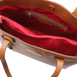 Leather Shopping bag