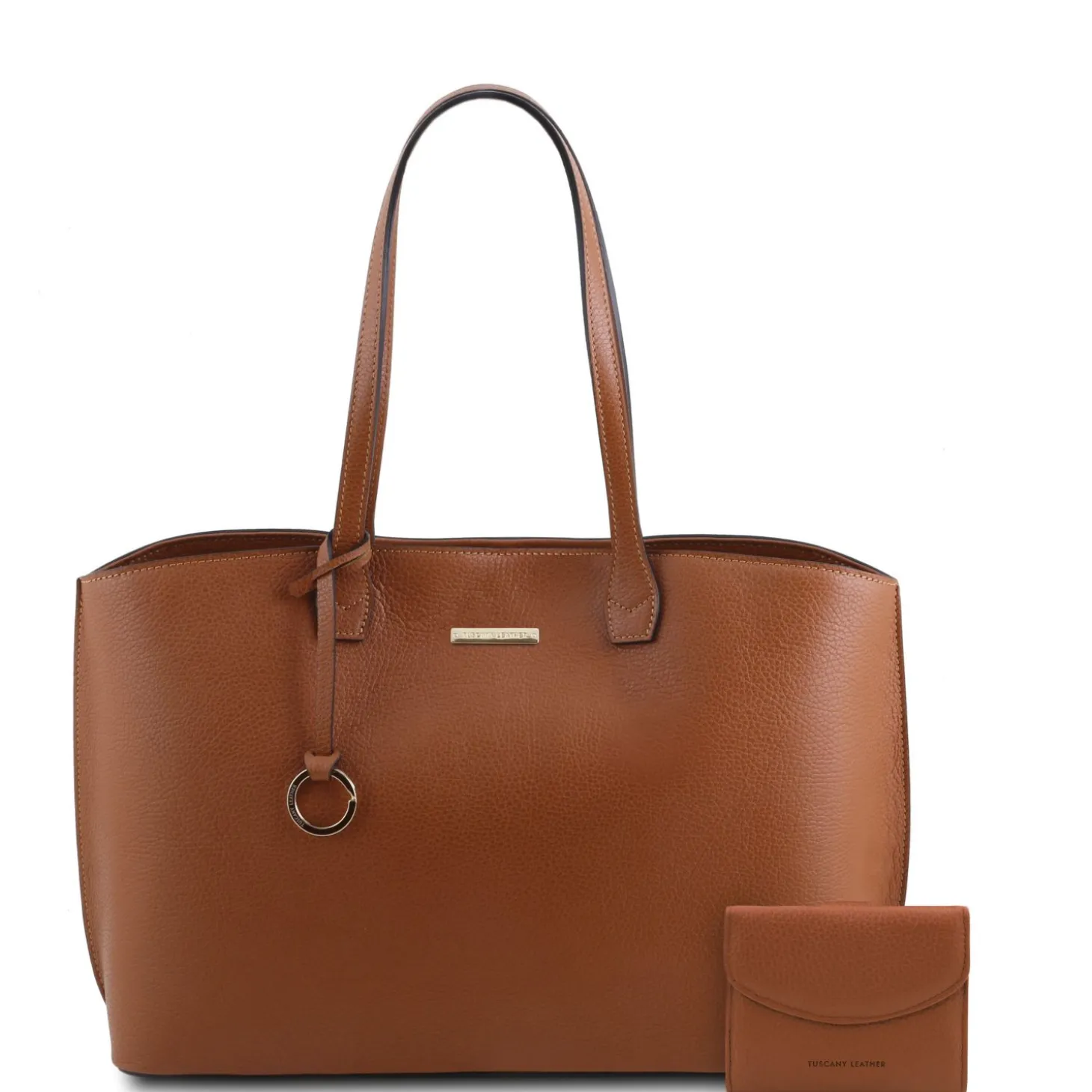 Leather Shopping bag and 3 Fold Leather Wallet With Coin Pocket