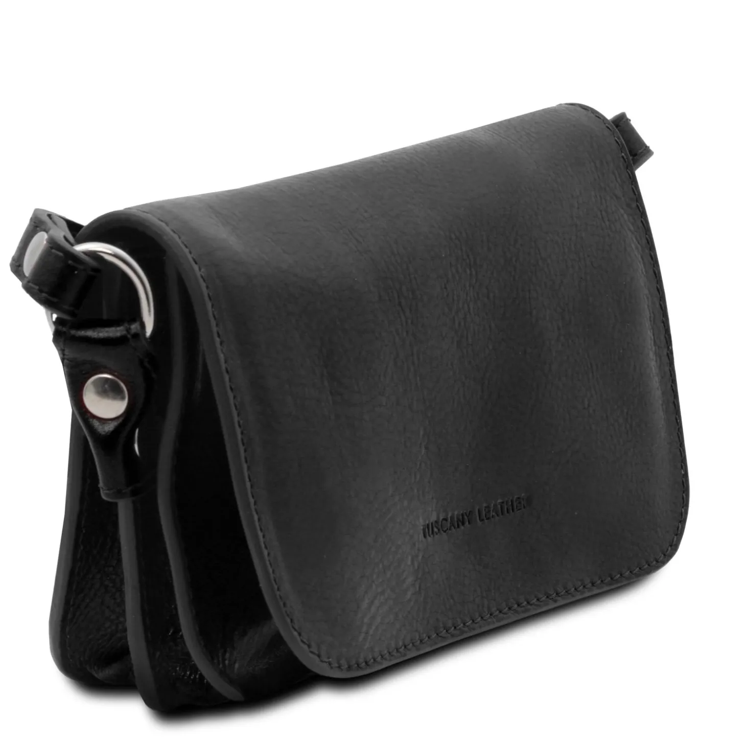 Leather Shoulder bag With Flap