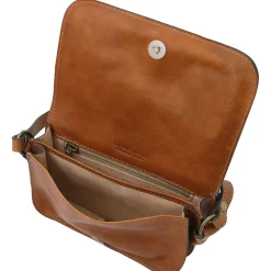 Leather Shoulder bag With Flap
