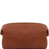 Leather Toiletry bag - Small Size