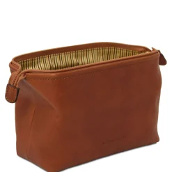 Leather Toiletry bag - Small Size