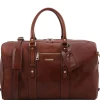 Leather Travel bag With Front Pocket