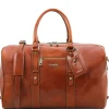 Leather Travel bag With Front Pocket