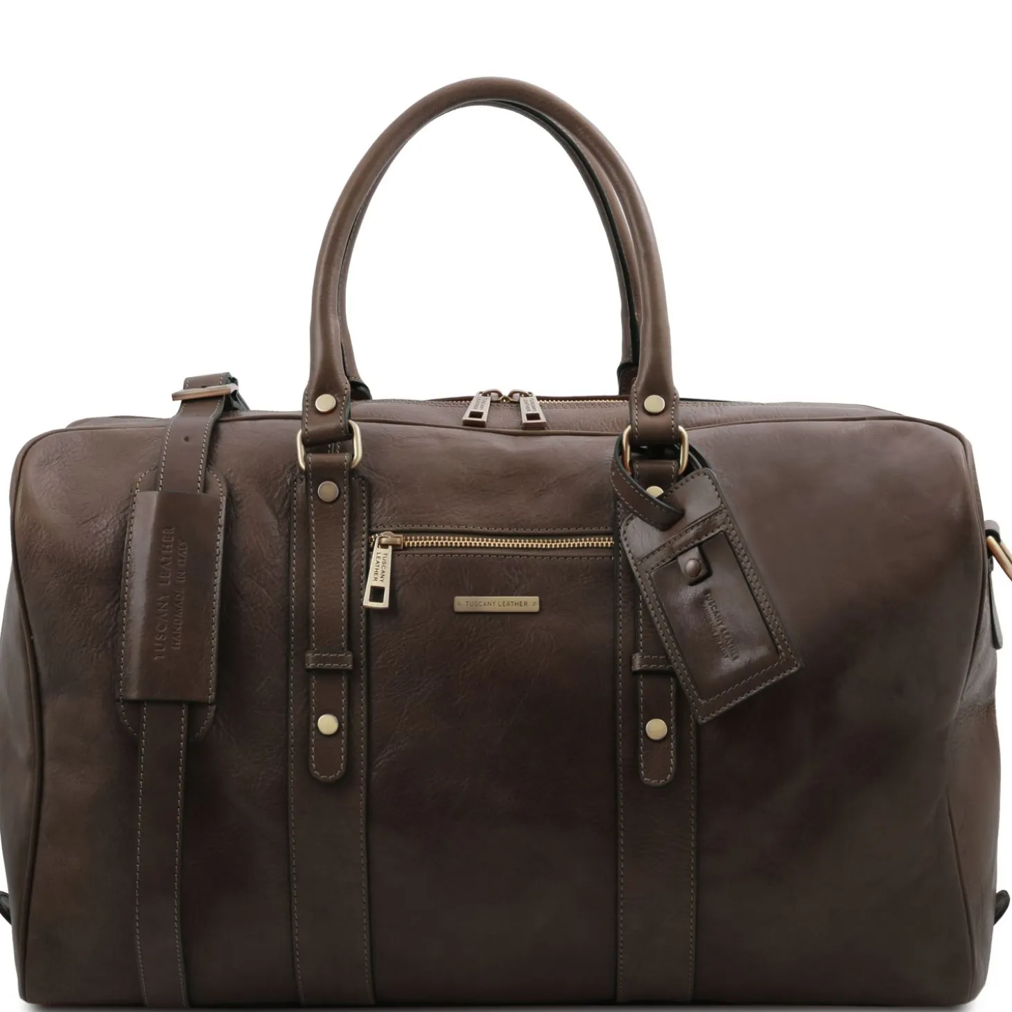Leather Travel bag With Front Pocket