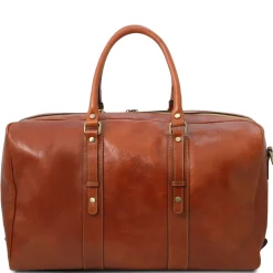 Leather Travel bag With Front Pocket