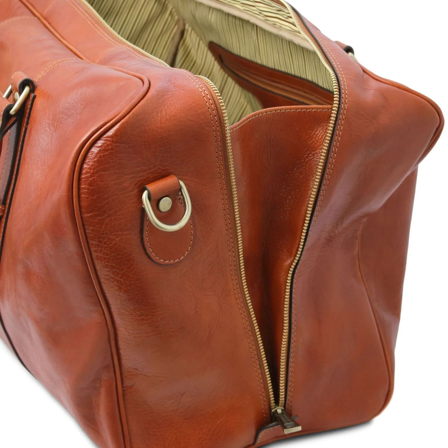 Leather Travel bag With Front Pocket