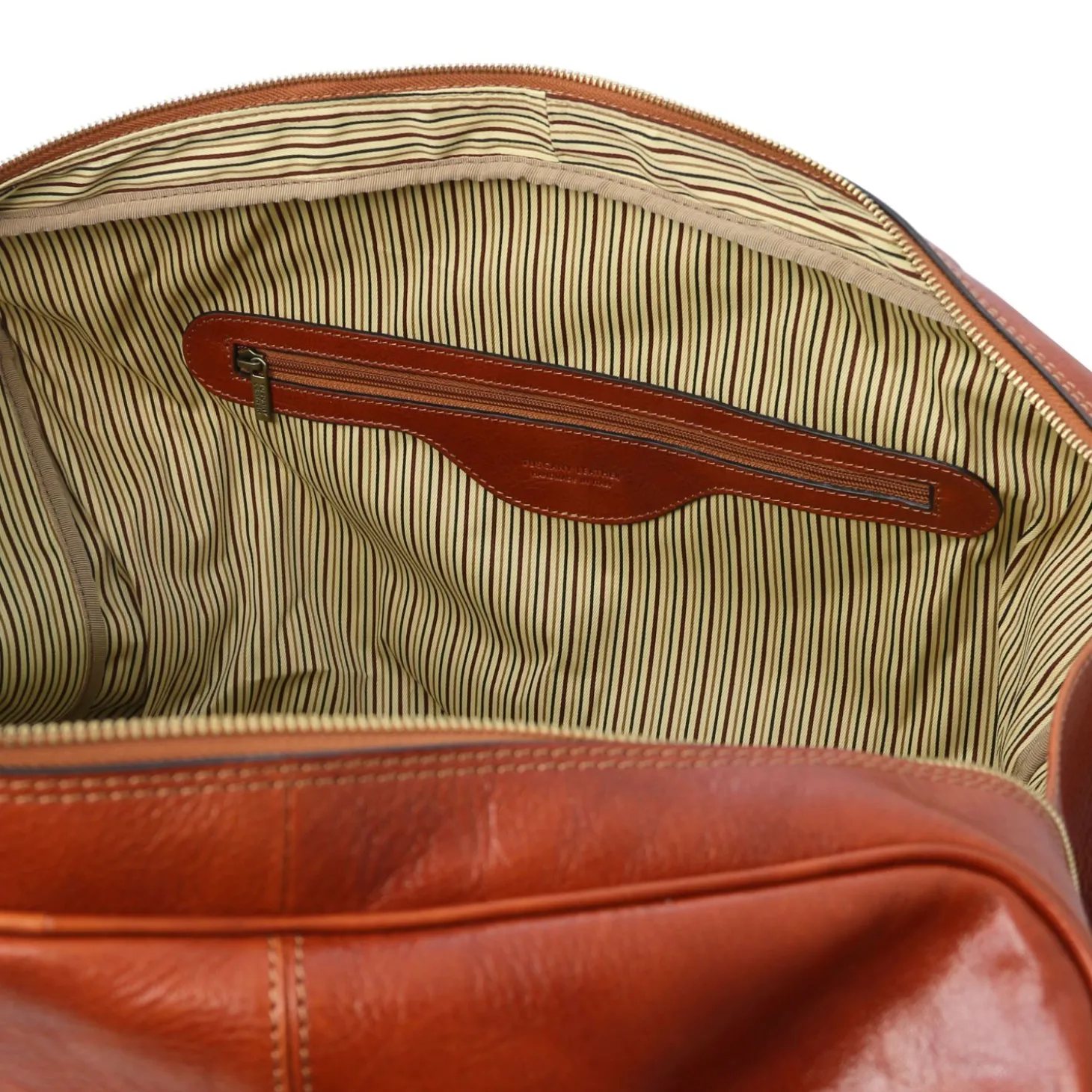 Leather Travel bag With Front Pocket