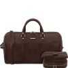 Leather Travel Duffle bag and Leather Toilet bag