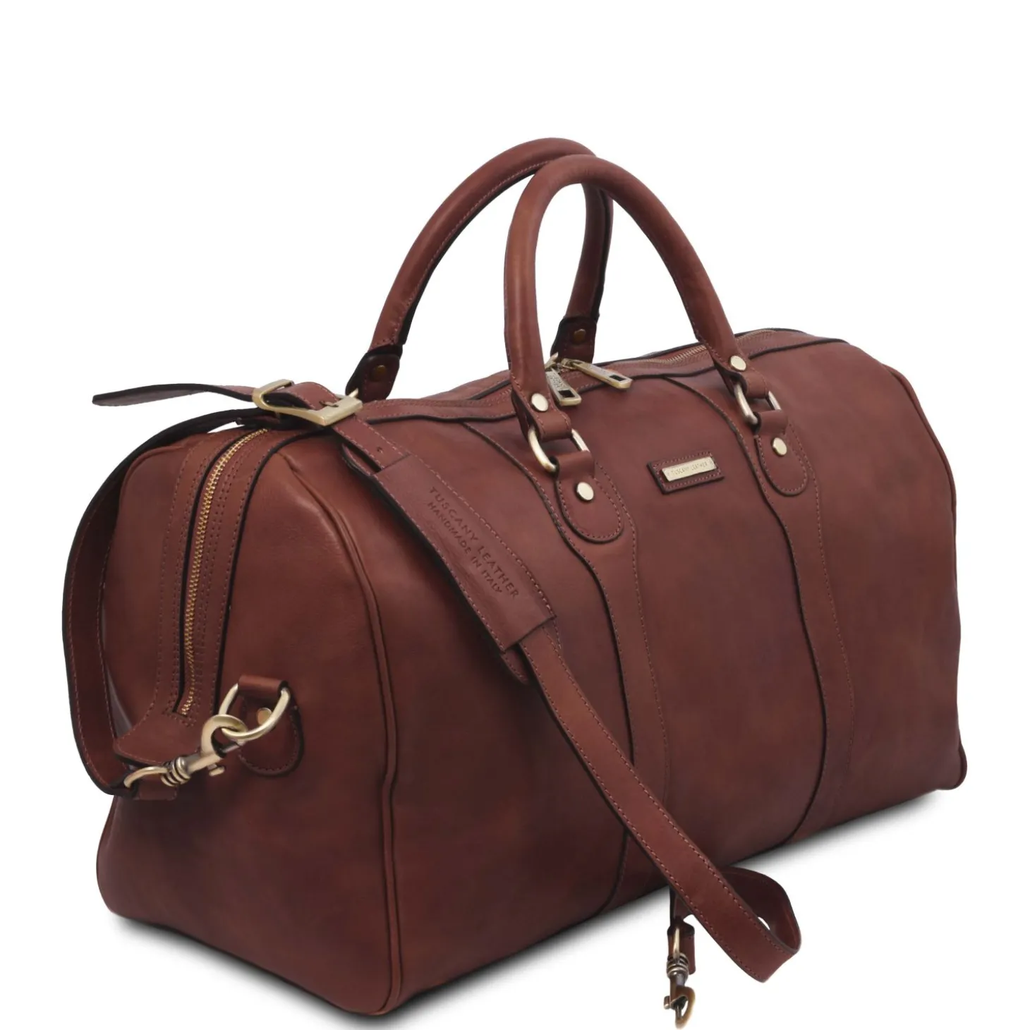 Leather Travel Duffle bag - Weekender bag