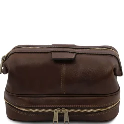 Leather Travel Duffle bag and Leather Toilet bag