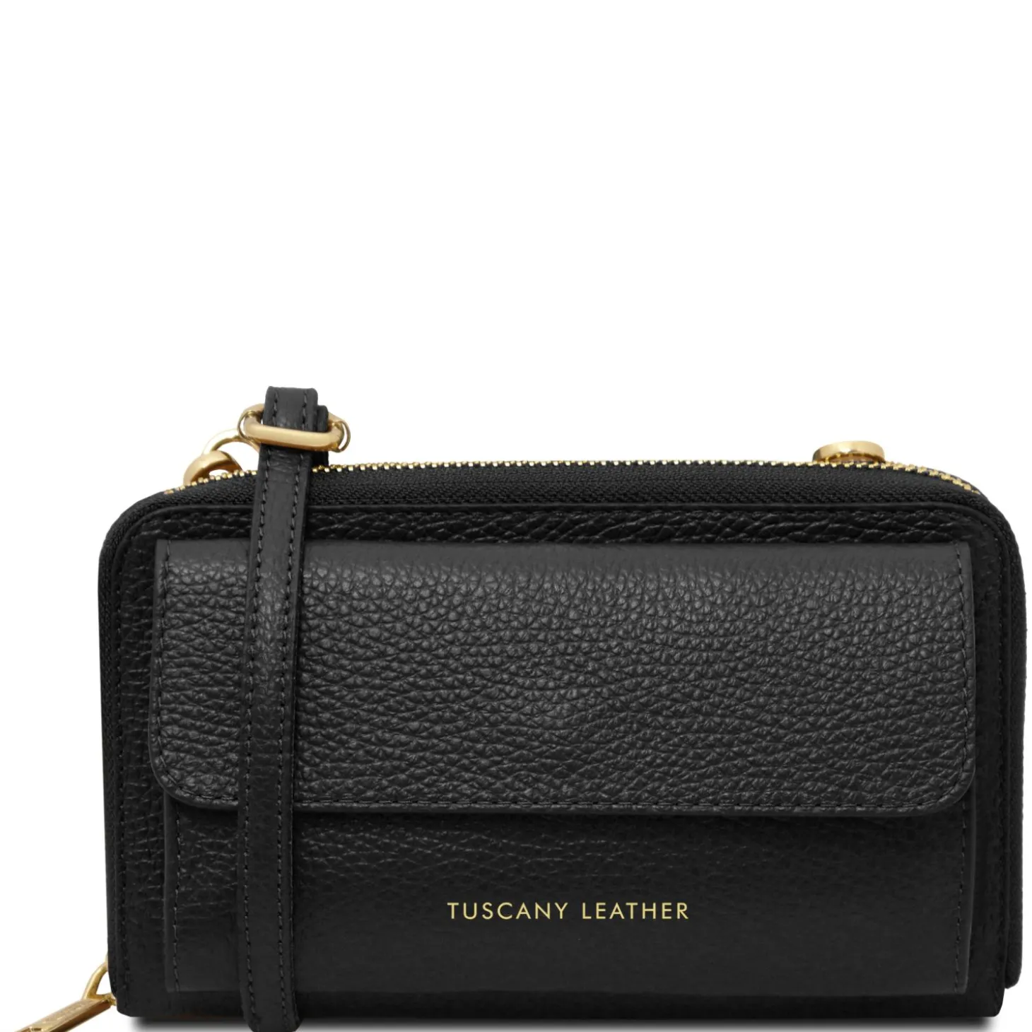 Leather Wallet/phone Holder With Strap