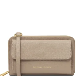 Leather Wallet/phone Holder With Strap