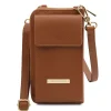 Leather Wallet/phone Holder With Strap