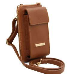 Leather Wallet/phone Holder With Strap