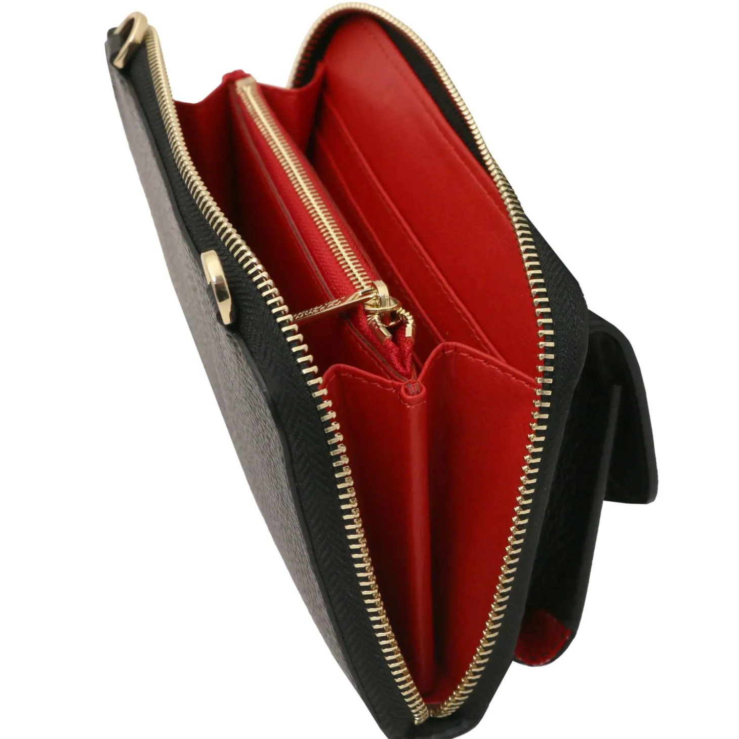 Leather Wallet/phone Holder With Strap