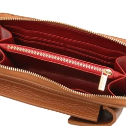 Leather Wallet/phone Holder With Strap