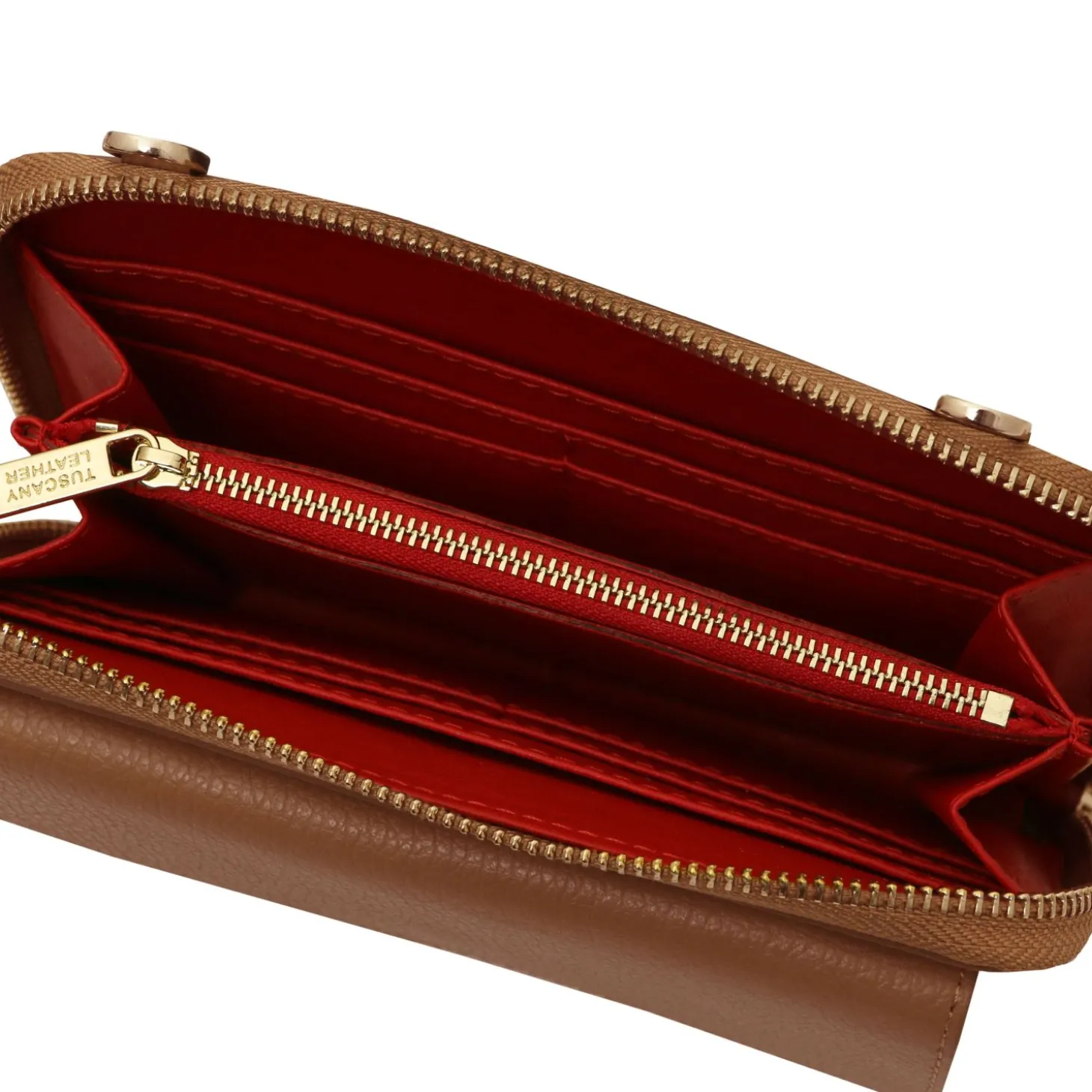 Leather Wallet/phone Holder With Strap