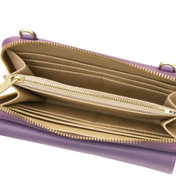 Leather Wallet/phone Holder With Strap