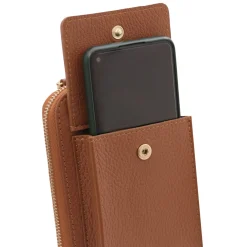 Leather Wallet/phone Holder With Strap