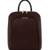 Saffiano Leather Backpack for Women
