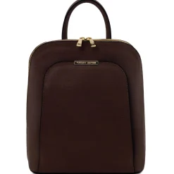 Saffiano Leather Backpack for Women
