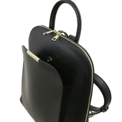 Saffiano Leather Backpack for Women