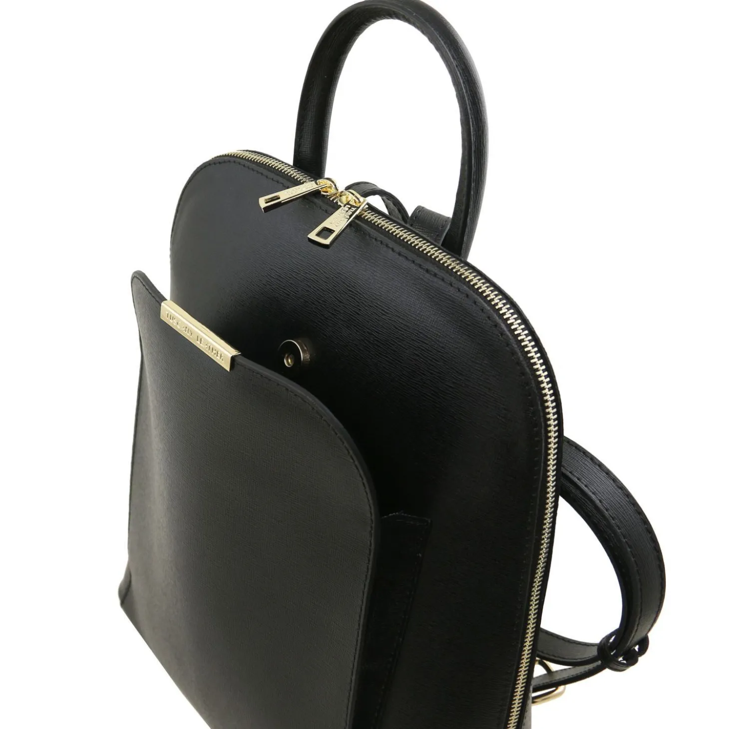 Saffiano Leather Backpack for Women