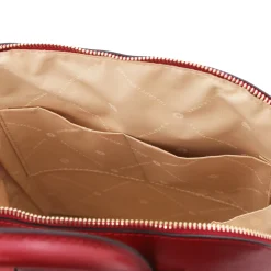 Saffiano Leather Backpack for Women