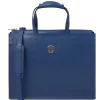 Saffiano Leather Briefcase 3 Compartments for Women