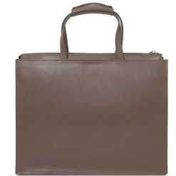 Saffiano Leather Briefcase 3 Compartments for Women