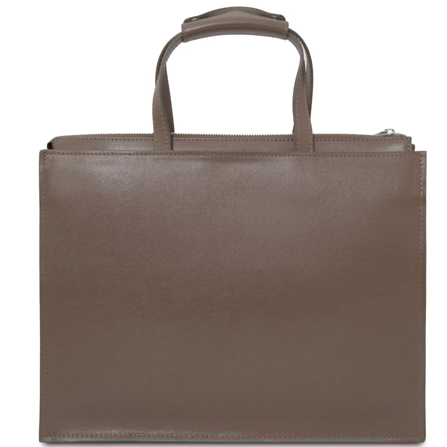 Saffiano Leather Briefcase 3 Compartments for Women