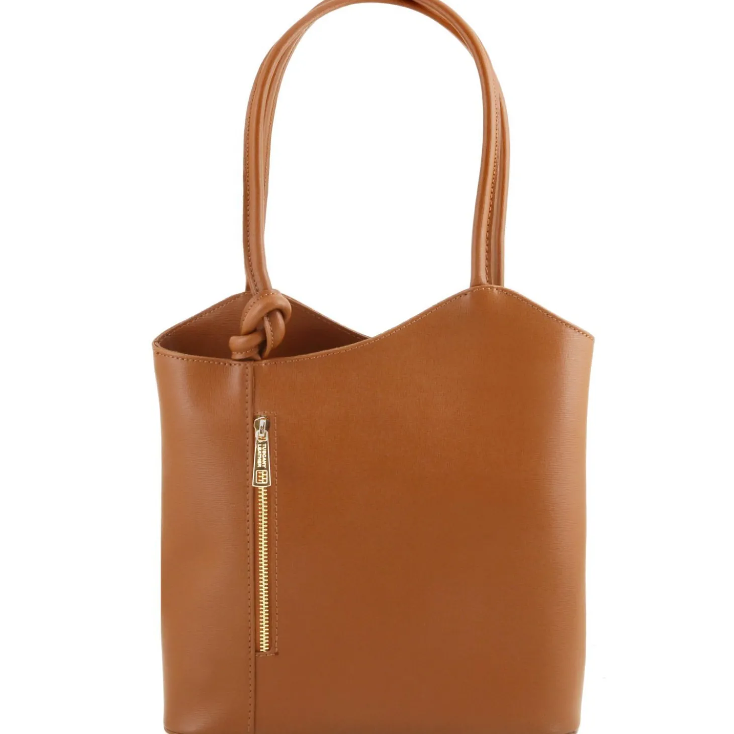 Saffiano Leather Convertible Backpack Shoulderbag