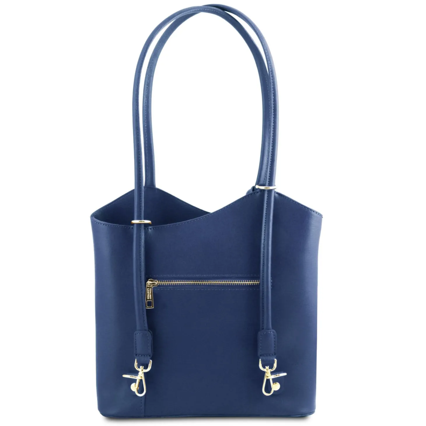 Saffiano Leather Convertible Backpack Shoulderbag